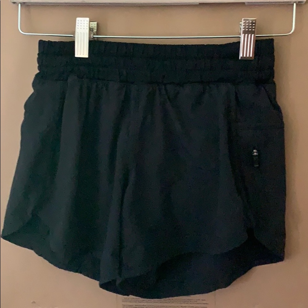 Black lululemon shorts